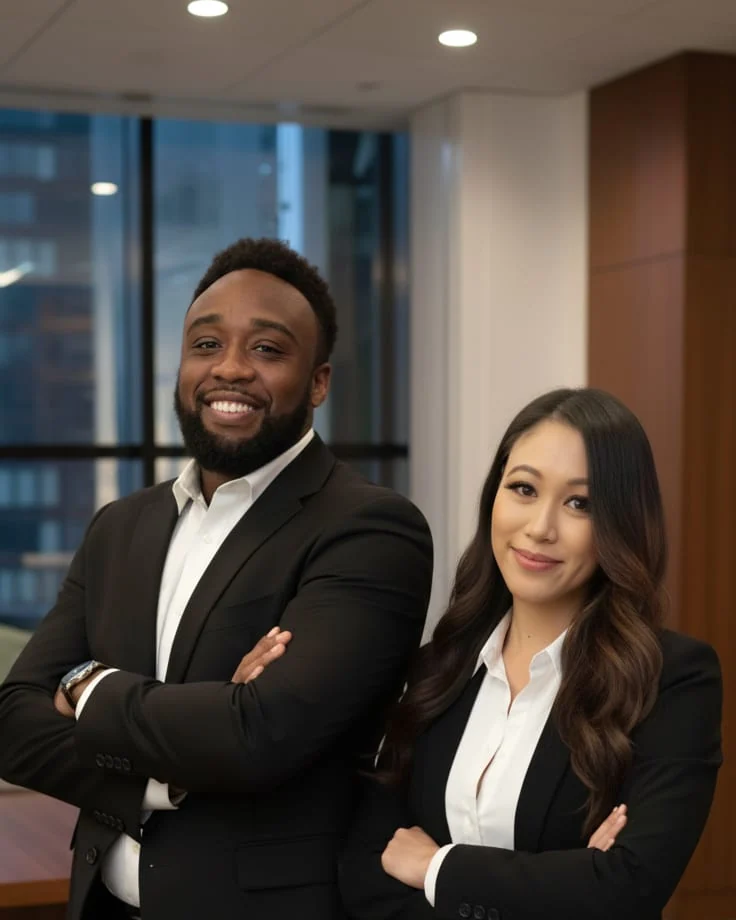 Tundji Williams-Fulwood and Kim Nguyen, co-founders of Luminara Digital